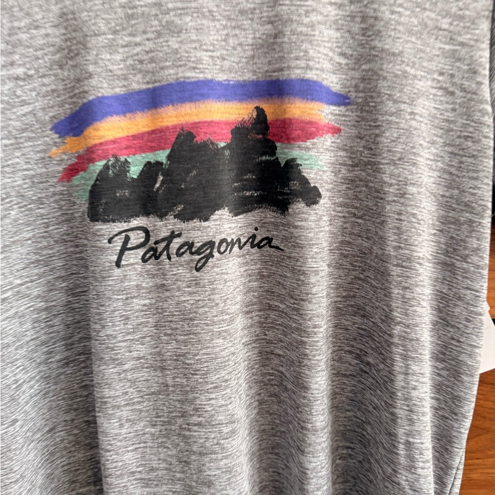 Patagonia Capilene Cool Daily Graphic Short Sleeve Tee Size S - Picture 5 of 7